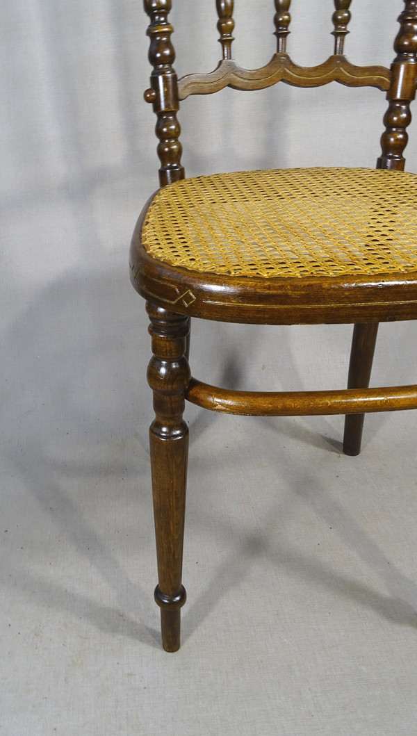 Fischel bistro chair N°101 type Napoleon III, circa 1900, No Thonet
