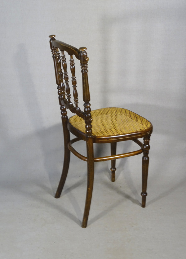 Fischel bistro chair N°101 type Napoleon III, circa 1900, No Thonet