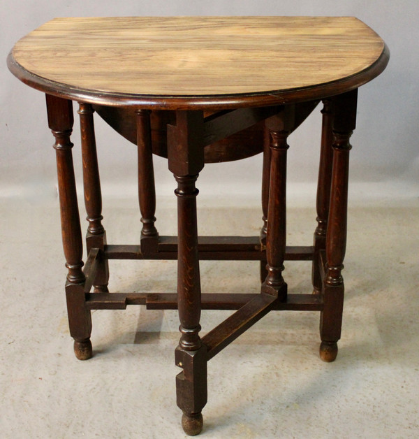 Table Gate Leg Dessus En Chêne Clair