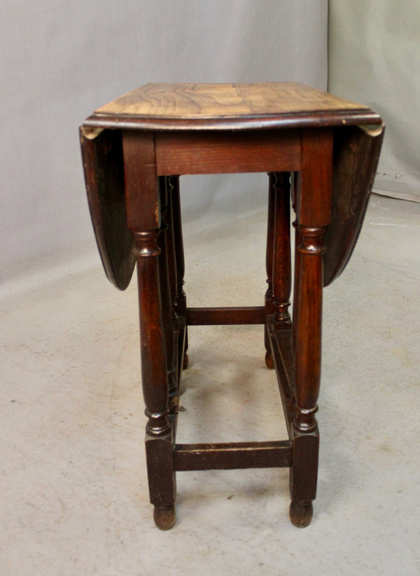 Table Gate Leg Dessus En Chêne Clair