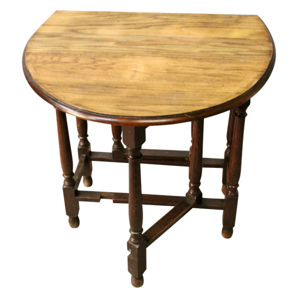 Table Gate Leg Dessus En Chêne Clair