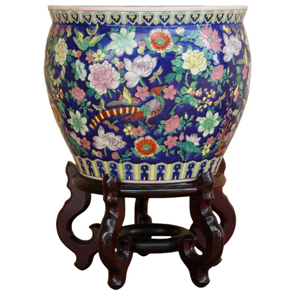 Chinese porcelain aquarium - 20th century