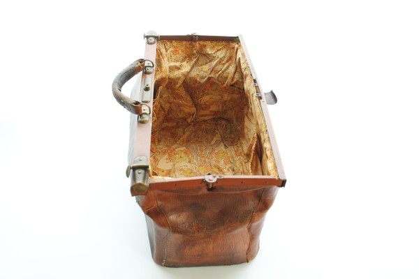 Sac en cuir brun