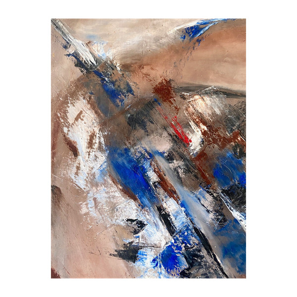 Alix Fevre-gargadennec Dite Alix, Huile Sur Toile Titrée Au Dos « Musique » Et Dédicacée, 1997.