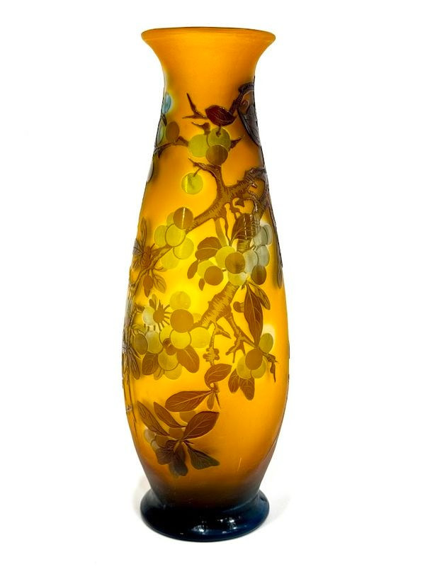 Emile Gallé Vase  "Aux Prunus"