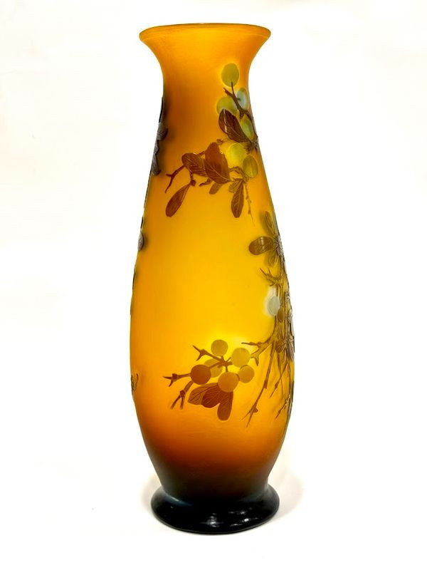 Emile Gallé Vase  "Aux Prunus"