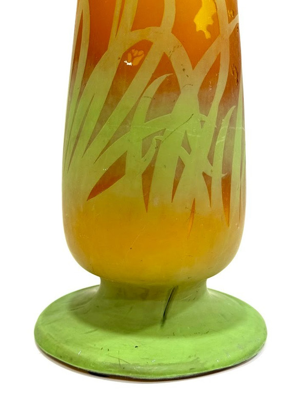 Emile Gallé Vase "Aux Jonquilles" (Die Narzissen)