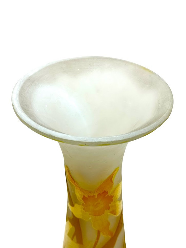Emile Gallé Vase "Aux Jonquilles" (Die Narzissen)