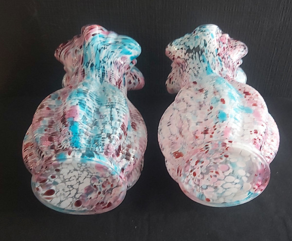 Pair of "Clichy" vases