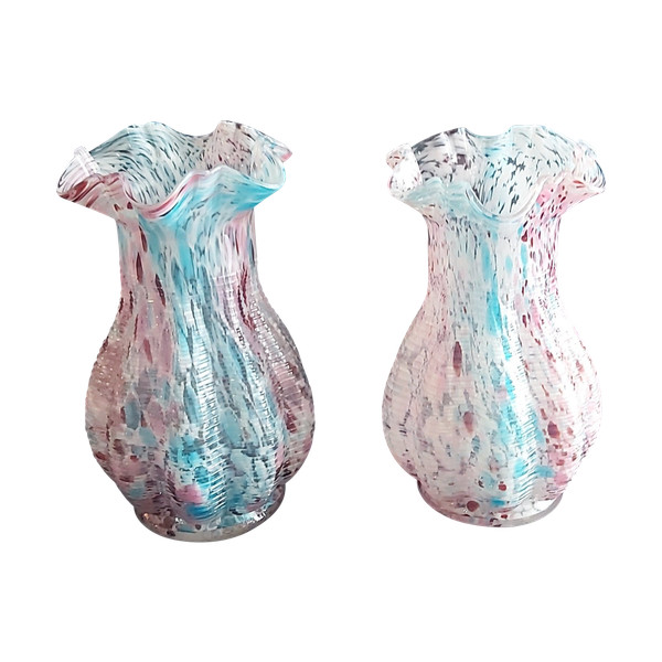 Pair of "Clichy" vases
