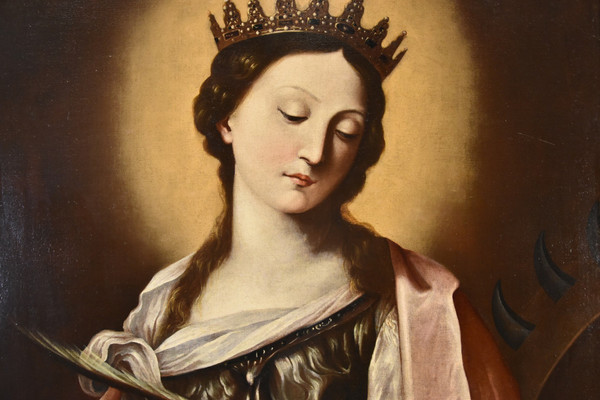 Die Heilige Katharina von Alexandria, Guido Reni (Bologna 1575 - 1642) Werkstatt De