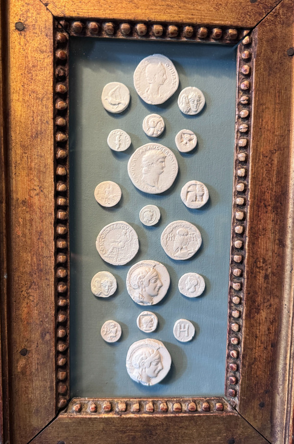 Stampe calcografiche antiche in stucco - Souvenir del Grand Tour