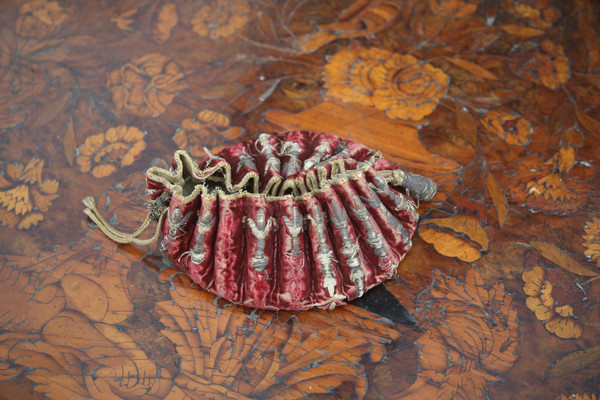 Game token purse, 18th century circa 1760