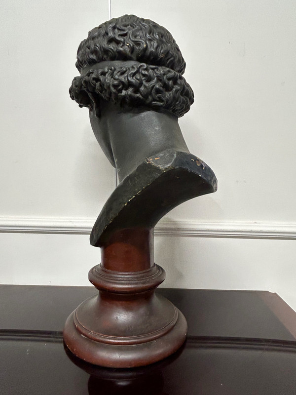 Atena Lemnia Dea greca Scultura in bronzo dei primi del Novecento H 60 cm