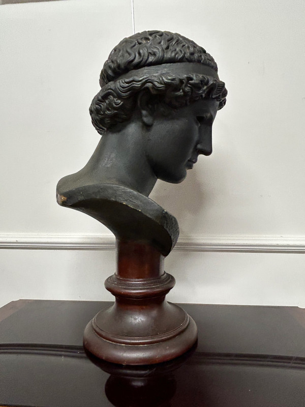 Atena Lemnia Dea greca Scultura in bronzo dei primi del Novecento H 60 cm