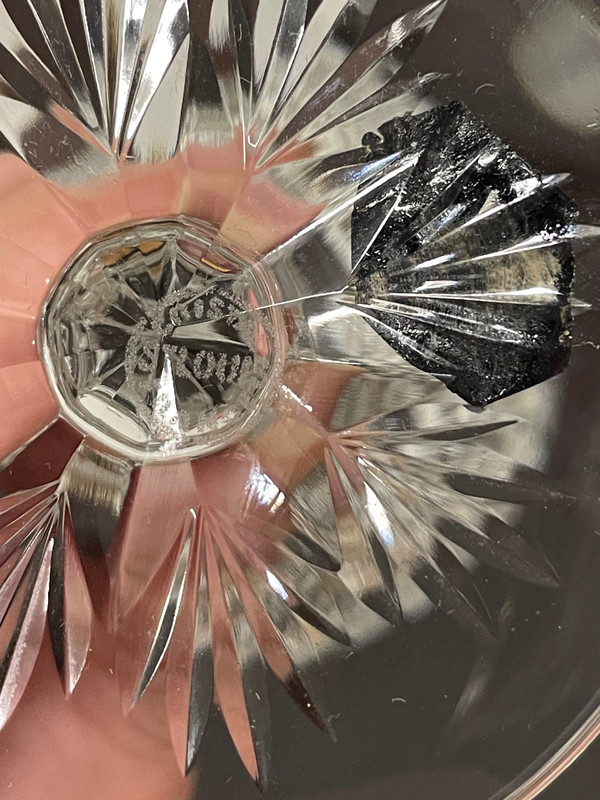 Saint Louis Modèle Florence - 6 Verres à Eau En Cristal H: 18 cm