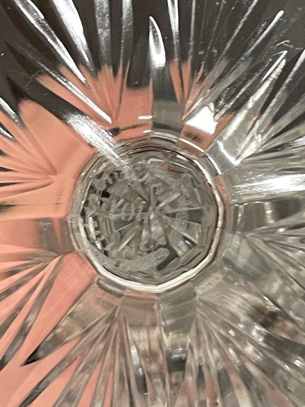 Saint Louis Modèle Florence - 6 Crystal Wine Glasses H: 16,5 Cm