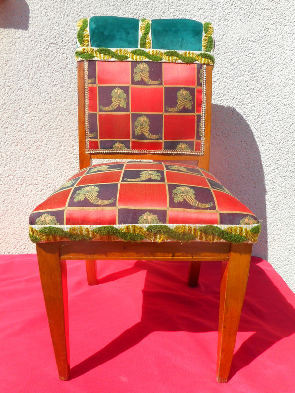 Set di 12 sedie con timbro Rosello Inizio XX secolo