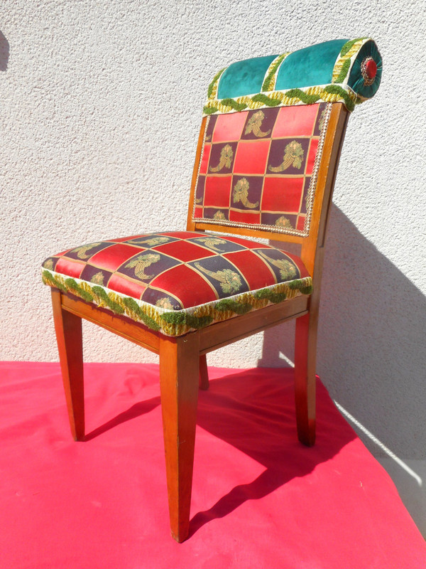 Set di 12 sedie con timbro Rosello Inizio XX secolo