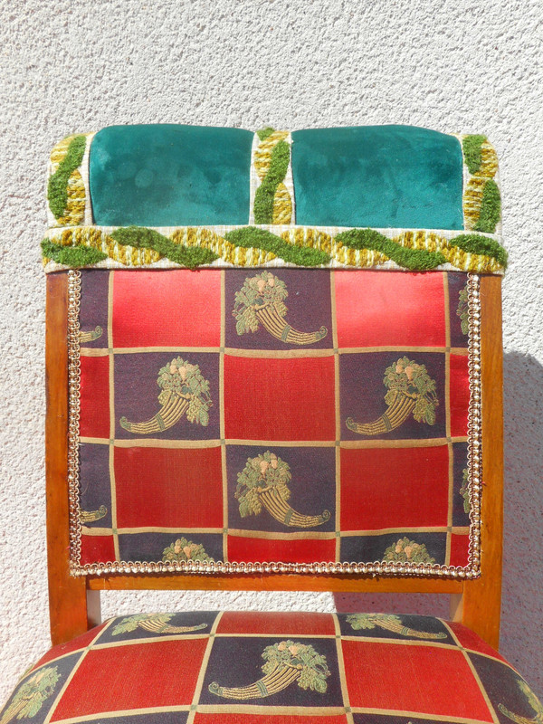 Set di 12 sedie con timbro Rosello Inizio XX secolo