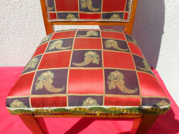 Set di 12 sedie con timbro Rosello Inizio XX secolo
