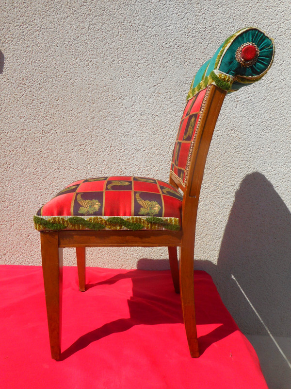 Set di 12 sedie con timbro Rosello Inizio XX secolo