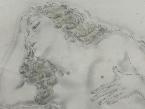 Tsuguharu Foujita (1886-1968) La Blonde Endormie - Original Lithograph Early 20th century