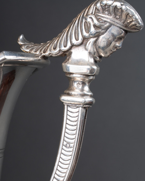 Coppia di cappe in argento massiccio, XIX secolo