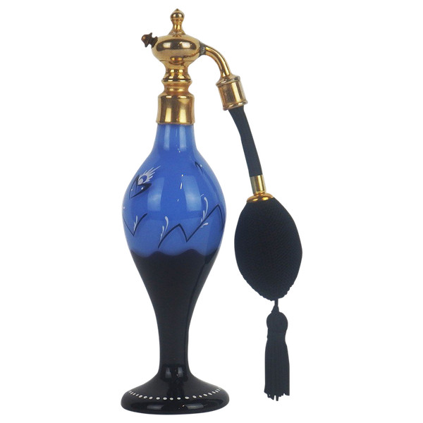 Art Deco glass vaporizer by Marey Beckert Schider