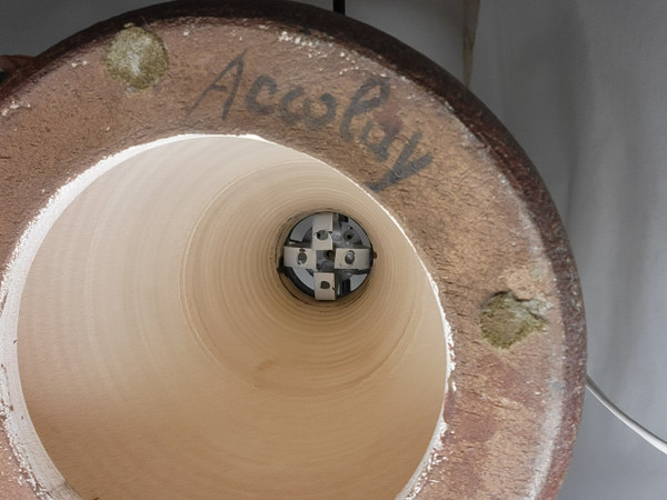 Lampada in ceramica di Accolay / anni '70