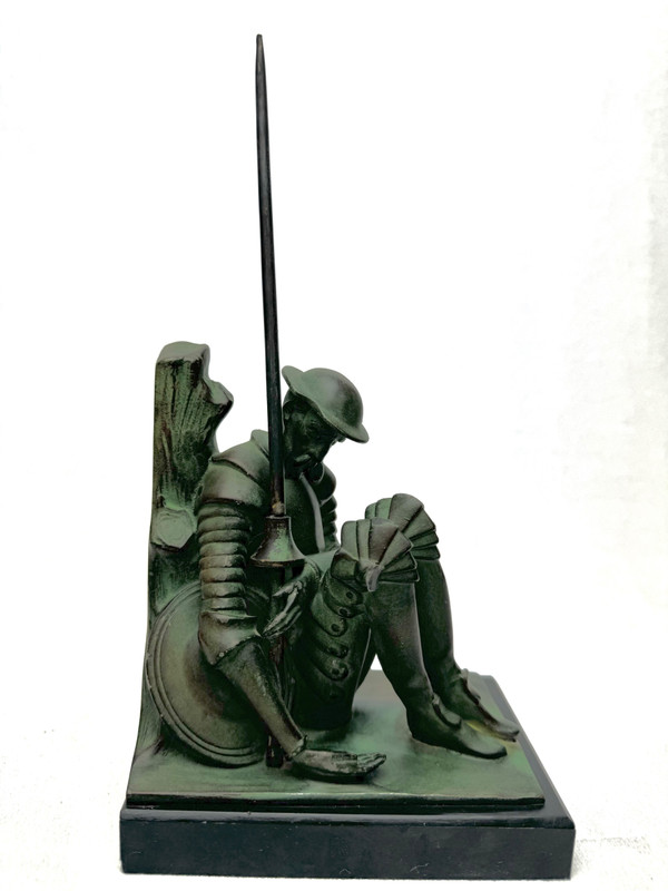 Serre-livres Don Quichotte Et Sancho De Janle - Max Le Verrier