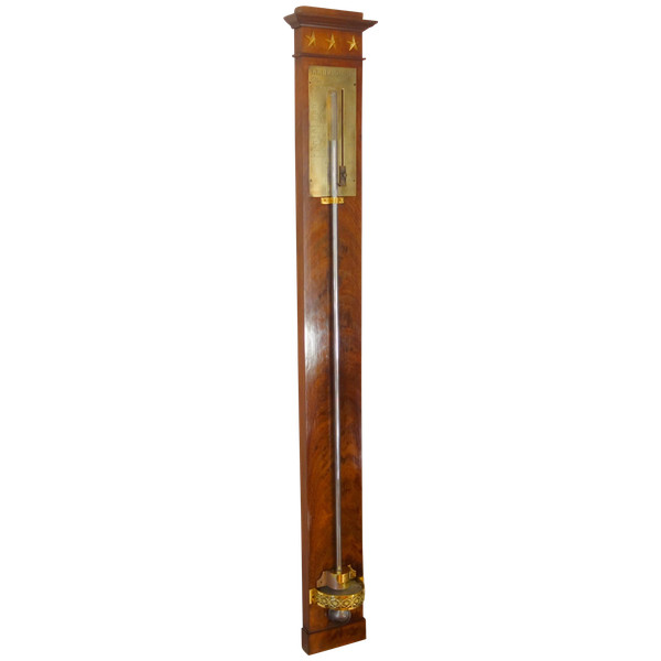 Mahogany Réaumur barometer, Restoration period, 19th century circa 1820 - 1830 by Lerebours
