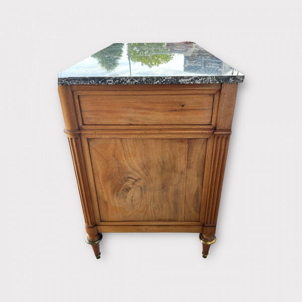 Commode En Acajou Blond D’époque Louis XVI - XVIIIème Siècle 