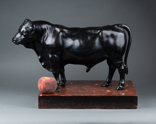 Toro in bronzo, XIX secolo