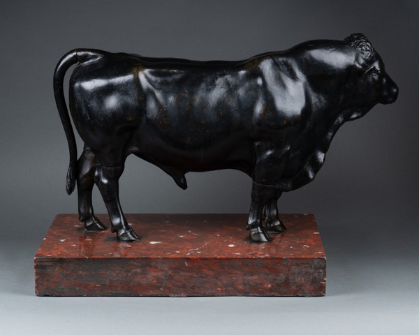Toro in bronzo, XIX secolo