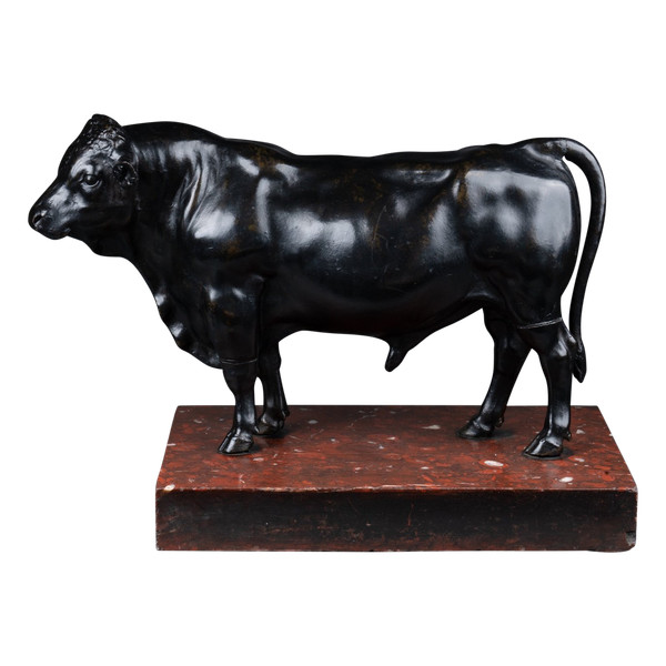 Toro in bronzo, XIX secolo