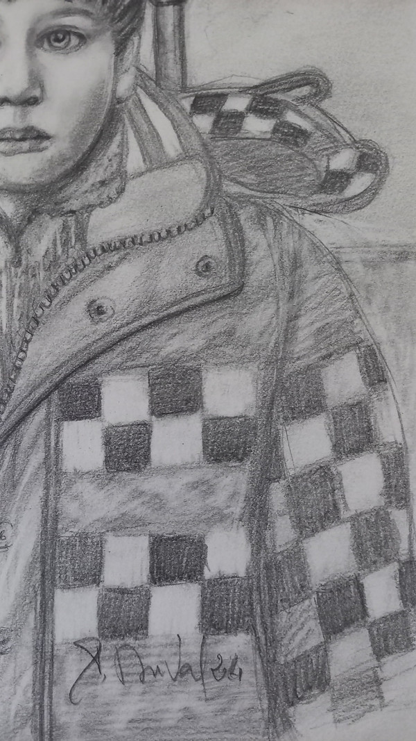 Drawing in tribute to Dmitry Markov/Duval