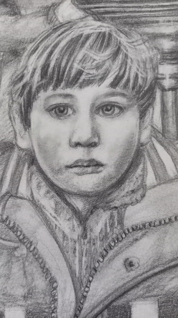Drawing in tribute to Dmitry Markov/Duval