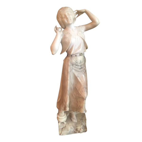 Marble and Alabaster Sculpture “The Gypsy”