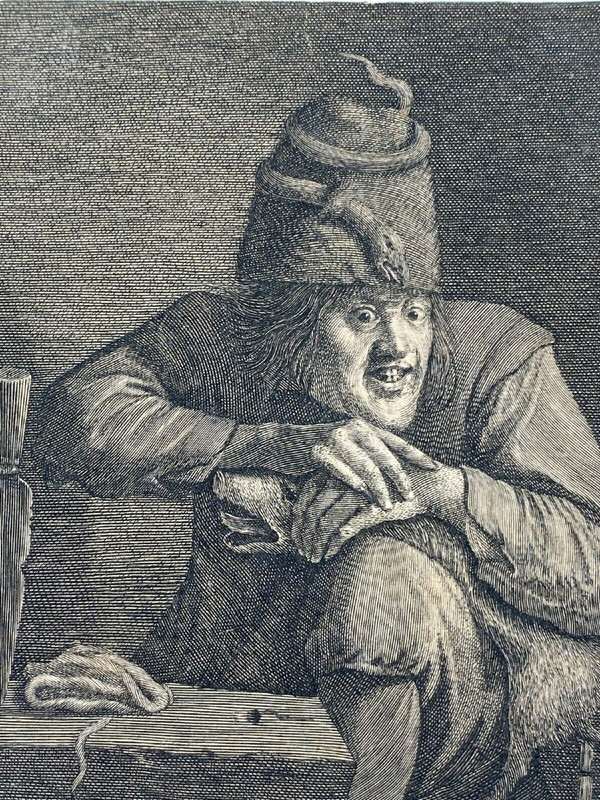 Lucas Vorsterman engraving after Adriaen Brouwer The Seven Deadly Sins Invidia Envy