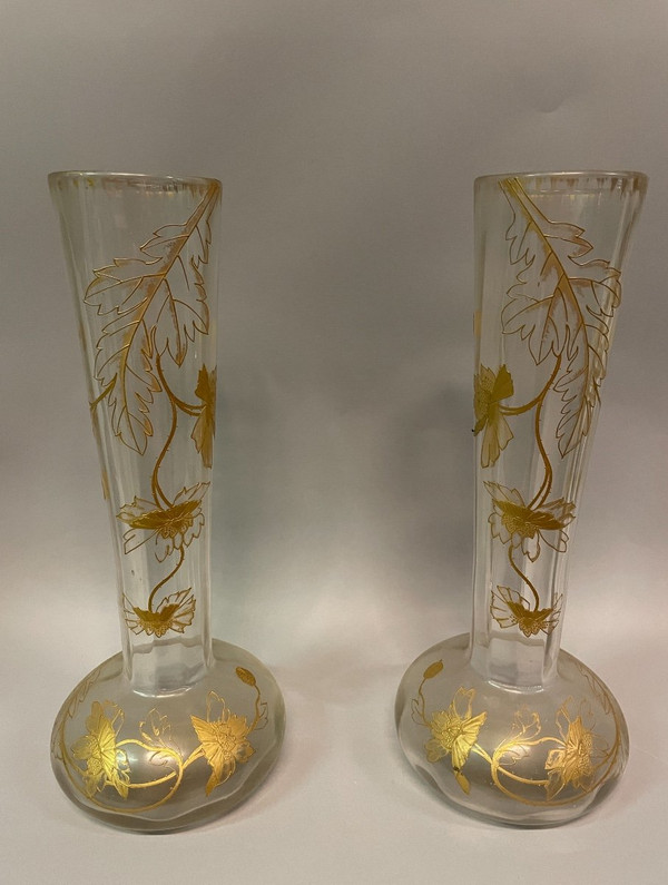 Pair Of Art Nouveau Vases