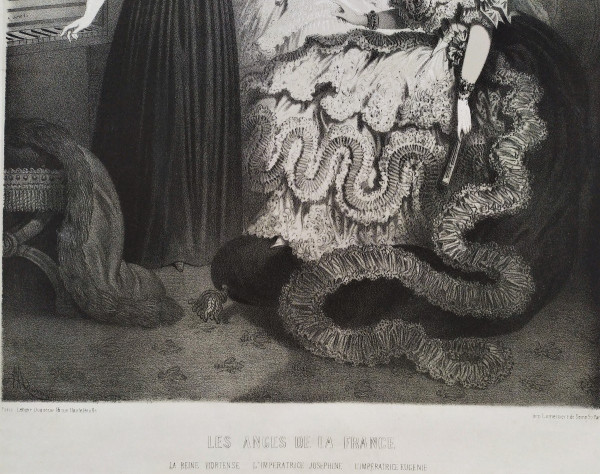 Kaiserin Eugénie Joséphine Lithographie 19