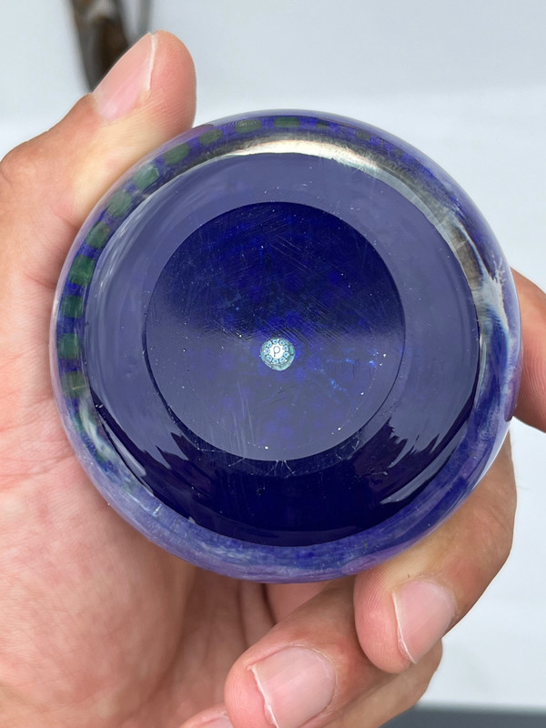 Fermacarte a farfalla Millefiori Sulphide Perthshire