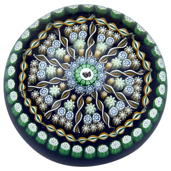 Fermacarte a farfalla Millefiori Sulphide Perthshire