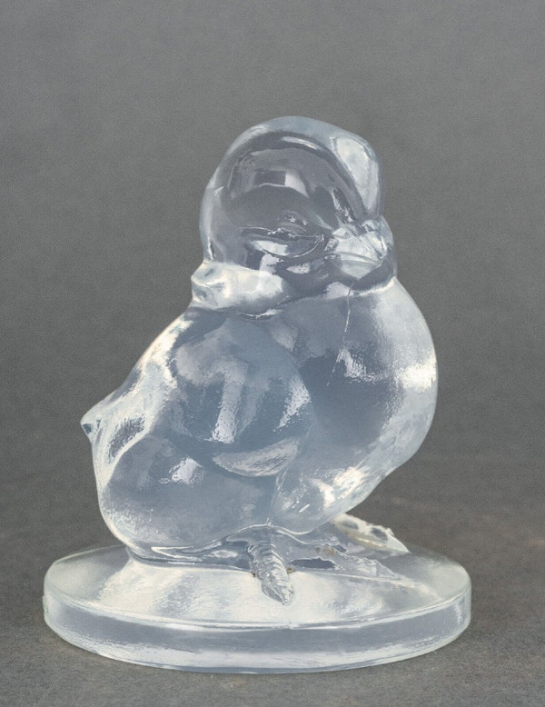 Moineau opalescent Art déco par Ferjac 1930