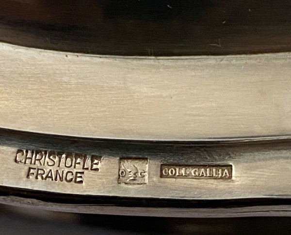 Christofle France silver-plated sauce boat, Gallia collection 20th century