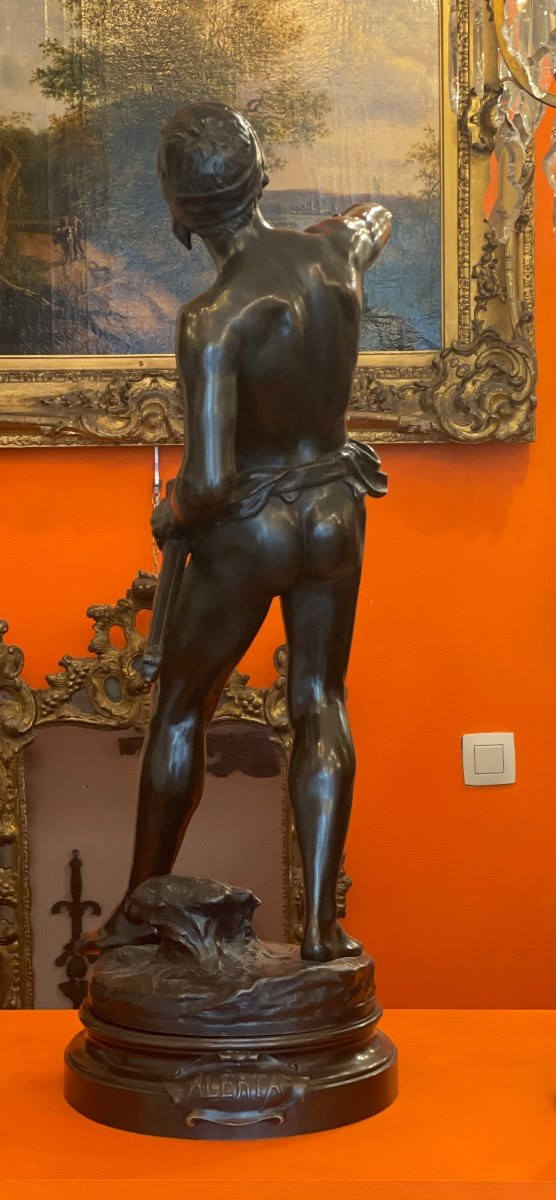 Important Louis Moreau Bronze Sculpture “Alerta”