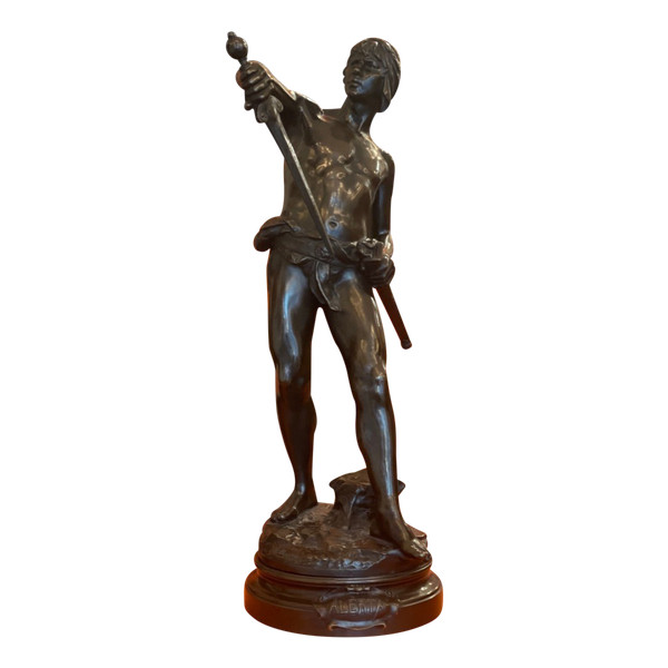 Important Louis Moreau Bronze Sculpture “Alerta”