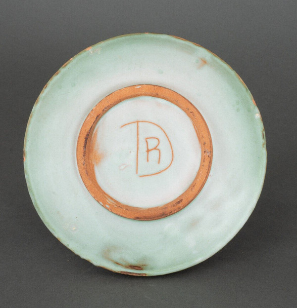 Gilbert Portanier Denise Ramamgno Vallauris coppa monogramma DR 1960
