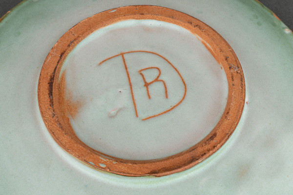 Gilbert Portanier Denise Ramamgno Vallauris coppa monogramma DR 1960